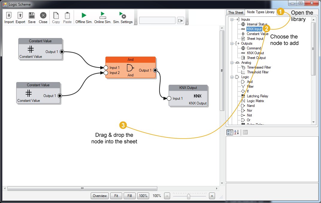 Creating a node Creating a node