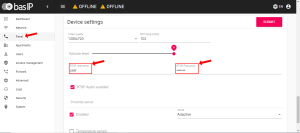  Impostazione telecamera Rtsp