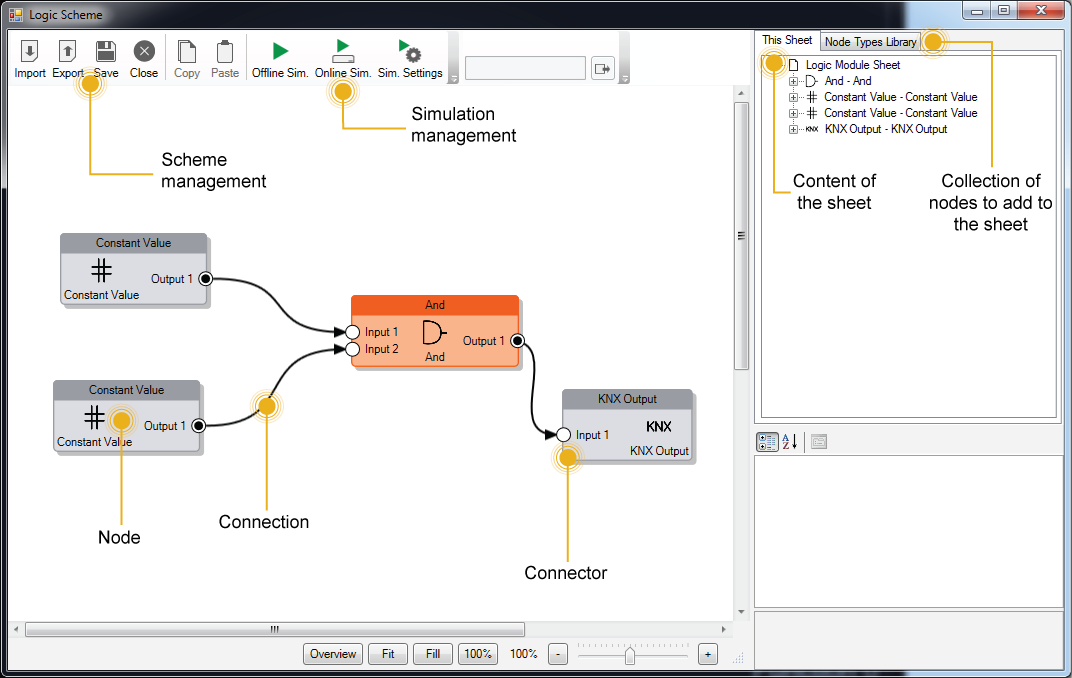Logic Module editor Logic Module editor