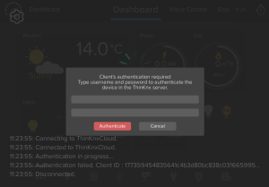 Authentication request message Authentication request message