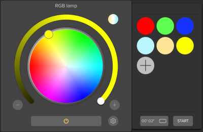 Esempio di lampada RGBW Esempio di lampada RGBW
