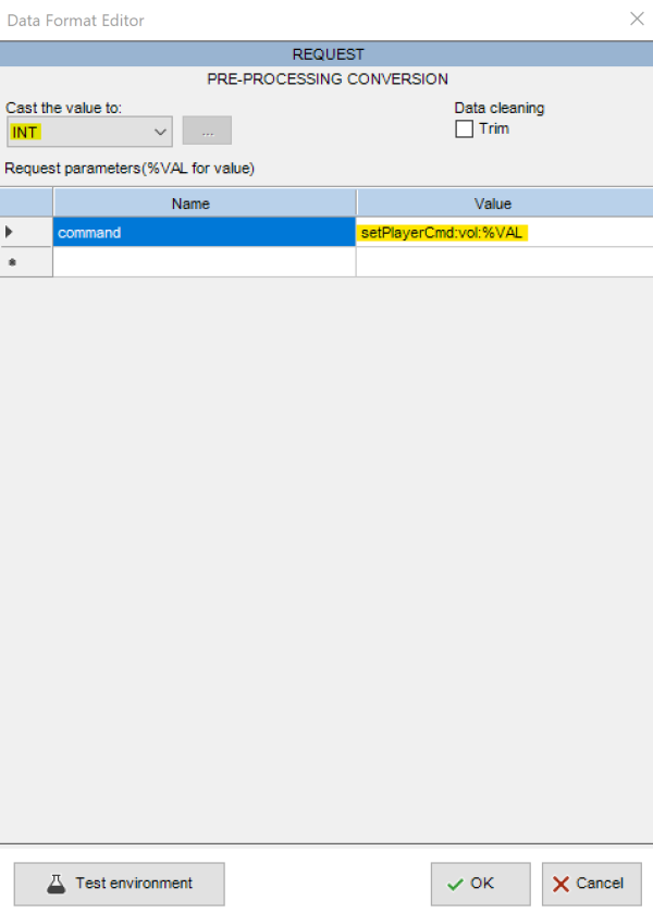 Volume Virtual Output Format Volume Virtual Output Format