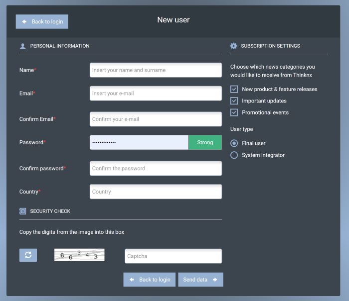 Thinknx Portal Thinknx Portal