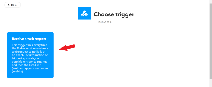 Aggiungi trigger Aggiungi trigger