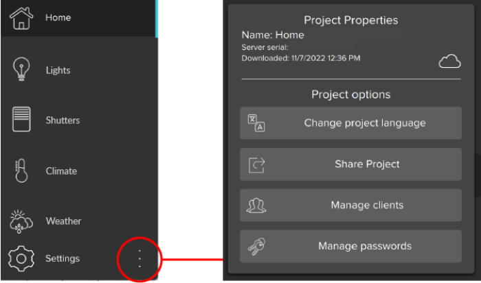 Project Settings Project Settings